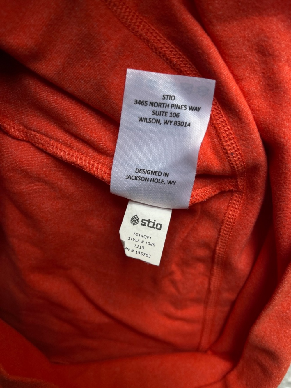 Stio Power Stretch Fleece Full-Zip Jacket Orange - Picture 6 of 6